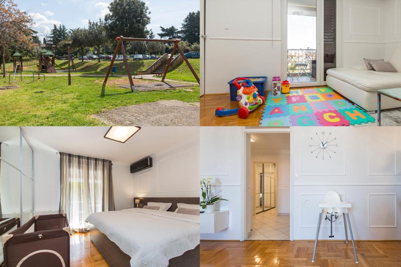 Apartment Parentium Porec Bagian luar foto